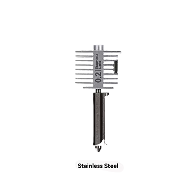 BAMBU ORIGINAL 0.2mm hardened steel nozzle for A1